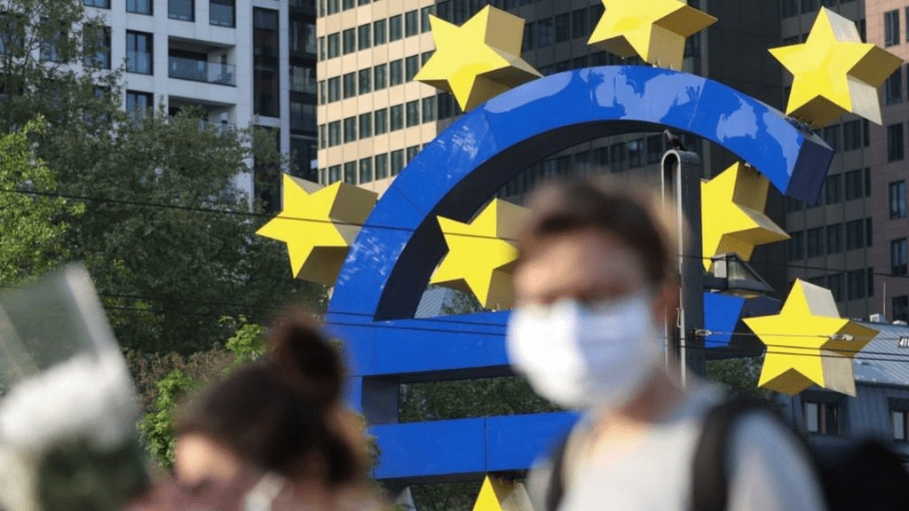 Eurozone Growth Forecasts Lowered as Virus Restrictions Drag