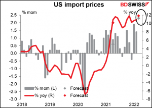 US import prices