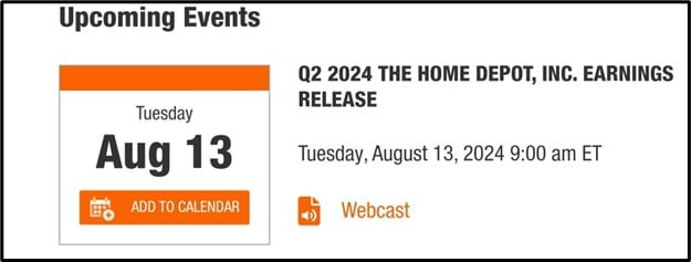 Home Depot, Inc. (NYSE: HD) Q2 Earnings Release: Market Insights, Analyst Forecasts, Technical Analysis
