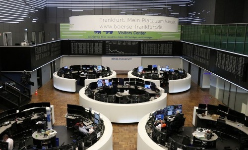 The German share price index DAX graph is pictured at the stock exchange in Frankfurt, Germany, August 6, 2020. REUTERS/Staff