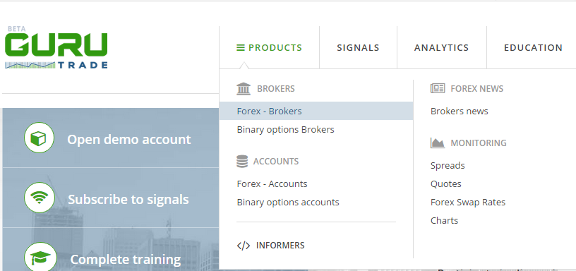 Brokers rating