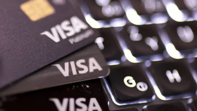 Visa Shares Up as Profit Beat, Outlook Ease Mideast Fears