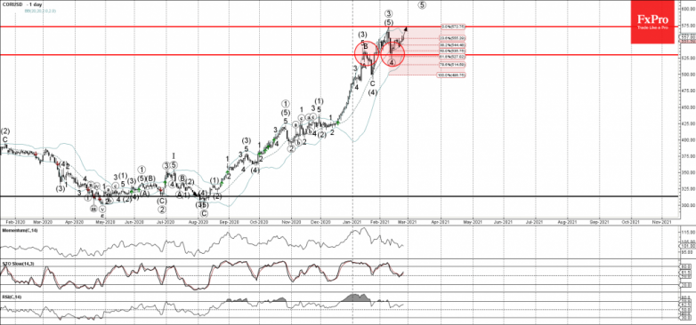Corn Wave Analysis 24 February, 2021