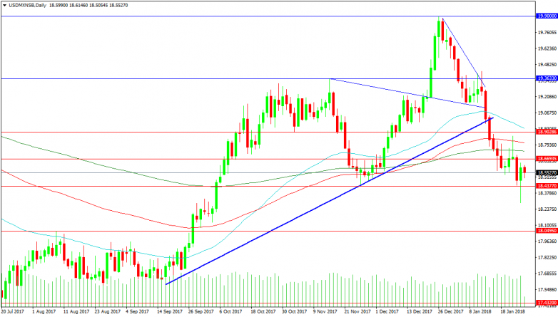 USDMXN Daily Chart