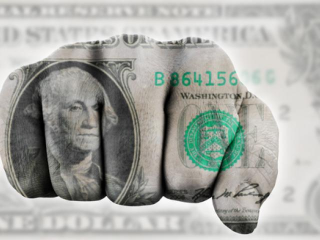 Dollar fights back; Gold steadies around $1950