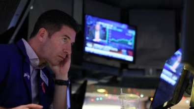 Wall Street Ends Down as Megacaps Give Back Gains