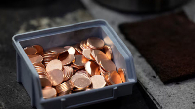 US Treasurer Strikes Final Pennies at Philadelphia Mint