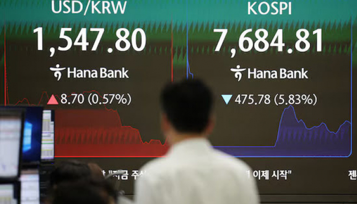 S,Korea's KOSPI Craters over 8% as Fed Fears Spark Tech Rout