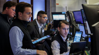 Wall St Ends Up, after Brief Downward Detour on Powell Firing Confusion