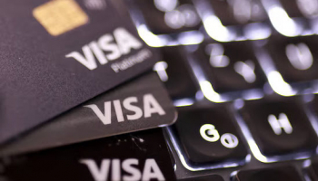 Visa Shares Up as Profit Beat, Outlook Ease Mideast Fears