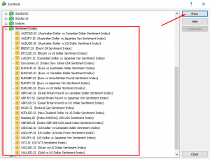 Nine new instruments added to AMarkets Sentiment indicator