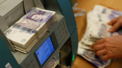 Sterling at One-Month High vs Dollar before Economic Data