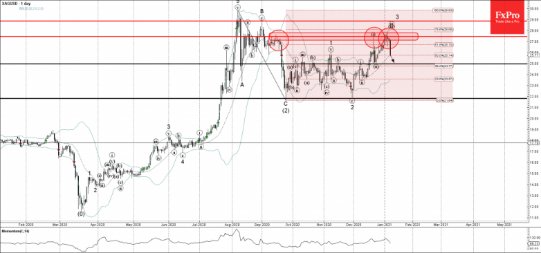 Silver Wave Analysis 8 January, 2021