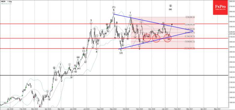 Amazon Wave Analysis 13 January, 2021