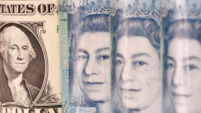 Sterling Dips after British Inflation Cools in April