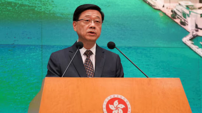 Hong Kong Leader Pledges to Boost Economy, Livelihoods