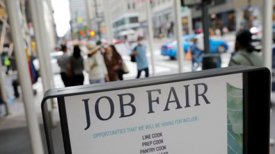 US Weekly Jobless Claims Fall, more People Collecting Unemployment Checks