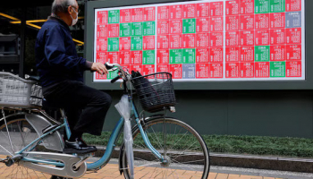 Asia Shares Bounce as Upbeat US Data Soothes Nerves over Stretched Valuations