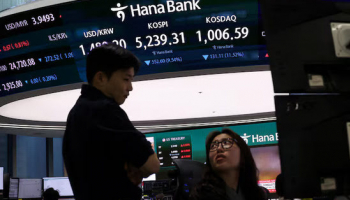 Asian Shares Surge, Led by KOSPI; Treasuries Fall as Traders Weigh War Impact