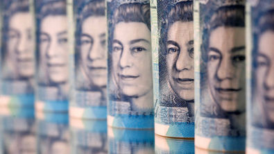 Sterling Slips as UK's Fiscal Hole Brought into Focus